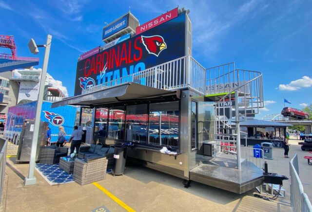 Suite tailgating: Company creates village for fans outside TIAA Bank Field